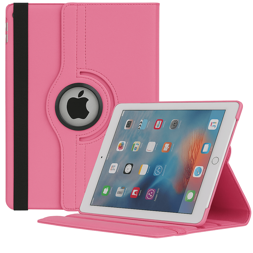 Apple iPad Rotating Book Cover Case – 360° Multi - Angle Stand (Multiple Models & Colors) - Saif Al Najmi KwIPAD COVERSSaif Al NajmiSaif Al Najmi KwiPad 10.2PinkApple iPad Rotating Book Cover Case – 360° Multi - Angle Stand (Multiple Models & Colors)