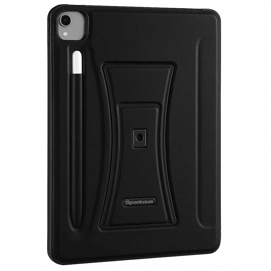 APPLE Premium Leather iPad Case with Kickstand & Apple Pencil Holder – Multiple Colors - Saif Al Najmi KwIPAD COVERSSaif Al NajmiSaif Al Najmi KwIpad 12.9 2020/21/22/23BlackAPPLE Premium Leather iPad Case with Kickstand & Apple Pencil Holder – Multiple Colors