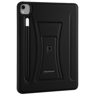 APPLE Premium Leather iPad Case with Kickstand & Apple Pencil Holder – Multiple Colors - Saif Al Najmi KwIPAD COVERSSaif Al NajmiSaif Al Najmi KwIpad 12.9 2020/21/22/23BlackAPPLE Premium Leather iPad Case with Kickstand & Apple Pencil Holder – Multiple Colors