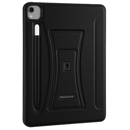 APPLE Premium Leather iPad Case with Kickstand & Apple Pencil Holder – Multiple Colors - Saif Al Najmi KwIPAD COVERSSaif Al NajmiSaif Al Najmi KwIpad 12.9 2020/21/22/23BlackAPPLE Premium Leather iPad Case with Kickstand & Apple Pencil Holder – Multiple Colors