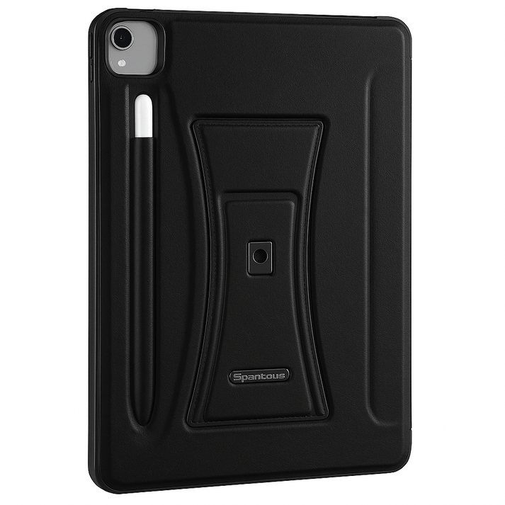 APPLE Premium Leather iPad Case with Kickstand & Apple Pencil Holder – Multiple Colors - Saif Al Najmi KwIPAD COVERSSaif Al NajmiSaif Al Najmi KwIpad 12.9 2020/21/22/23BlackAPPLE Premium Leather iPad Case with Kickstand & Apple Pencil Holder – Multiple Colors