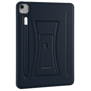 APPLE Premium Leather iPad Case with Kickstand & Apple Pencil Holder – Multiple Colors - Saif Al Najmi KwIPAD COVERSSaif Al NajmiSaif Al Najmi KwIpad 12.9 2020/21/22/23BlueAPPLE Premium Leather iPad Case with Kickstand & Apple Pencil Holder – Multiple Colors