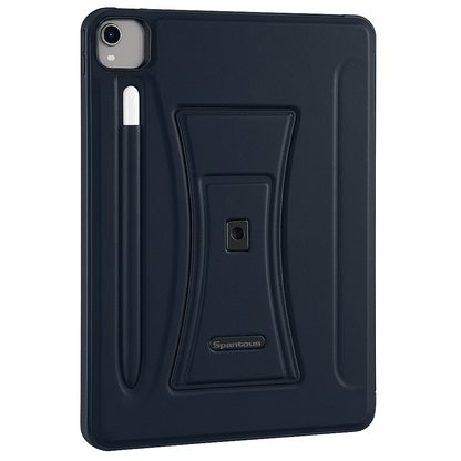 APPLE Premium Leather iPad Case with Kickstand & Apple Pencil Holder – Multiple Colors - Saif Al Najmi KwIPAD COVERSSaif Al NajmiSaif Al Najmi KwIpad 12.9 2020/21/22/23BlueAPPLE Premium Leather iPad Case with Kickstand & Apple Pencil Holder – Multiple Colors