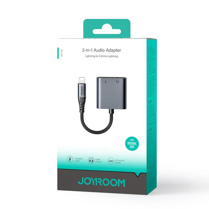 Audio - Transfer Series 2 - in - 1 Audio Adapter SY - L01 - Saif Al Najmi KwOTG / ConnectorsJOYROOMSaif Al Najmi KwSY-L01132465Audio - Transfer Series 2 - in - 1 Audio Adapter SY - L01 - Saif Al Najmi Kw