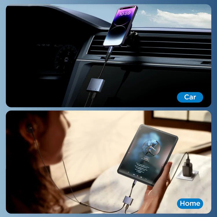 Audio - Transfer Series 2 - in - 1 Audio Adapter SY - L01 - Saif Al Najmi KwOTG / ConnectorsJOYROOMSaif Al Najmi KwSY-L01132465Audio - Transfer Series 2 - in - 1 Audio Adapter SY - L01 - Saif Al Najmi Kw