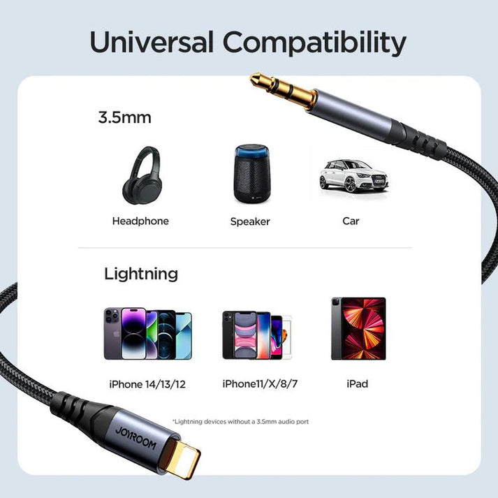 Audio - Transfer Series AUX Audio Cable SY - A06 - Saif Al Najmi KwAUX CablesJOYROOMSaif Al Najmi KwSY-A06132468Audio - Transfer Series AUX Audio Cable SY - A06 - Saif Al Najmi Kw