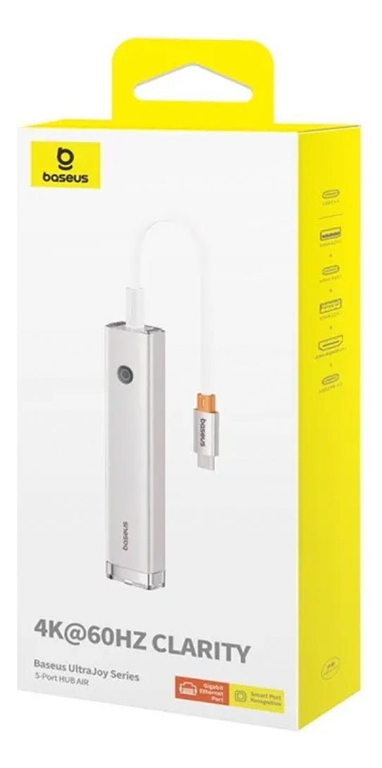 Baseus 5 - in - 1 USB - C Hub – HDMI 4K, Ethernet, USB - A (Color Plate Series) - Saif Al Najmi KwOTG / ConnectorsBaseusSaif Al Najmi KwBaseus 5 - in - 1 USB - C Hub – HDMI 4K, Ethernet, USB - A (Color Plate Series)