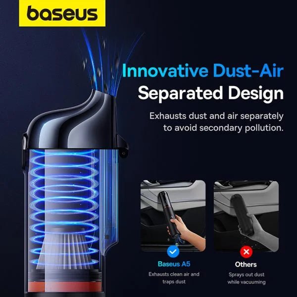 Baseus A5 AIR Car Vacuum Cleaner - C30459500111 - 02 - Saif Al Najmi KwSaif Al Najmi KwSaif Al Najmi Kwa5air-baseusBaseus A5 AIR Car Vacuum Cleaner - C30459500111 - 02