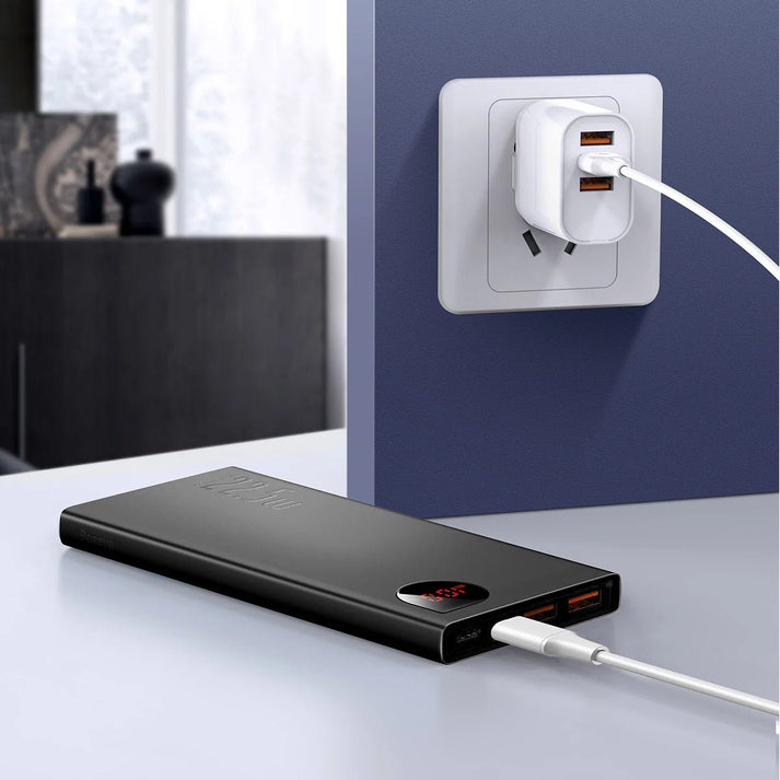 Baseus Adaman Metal Digital Display Quick Charge Power Bank 10000mAh 22.5W Black - Saif Al Najmi KwPower BanksBaseusSaif Al Najmi KwPPAD000001131803Baseus Adaman Metal Digital Display Quick Charge Power Bank 10000mAh 22.5W Black - Saif Al Najmi Kw