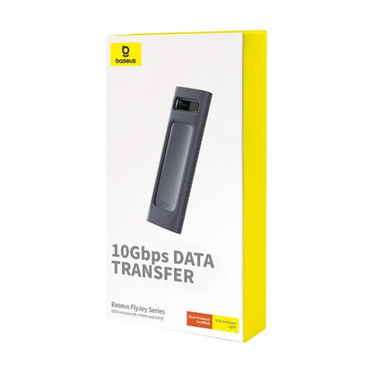 Baseus FlyJoy SSD Enclosure – Dual M.2 NVMe & SATA (USB - C Gen2 10Gbps) - Saif Al Najmi KwMemory cardBaseusSaif Al Najmi KwBaseus FlyJoy SSD Enclosure – Dual M.2 NVMe & SATA (USB - C Gen2 10Gbps)