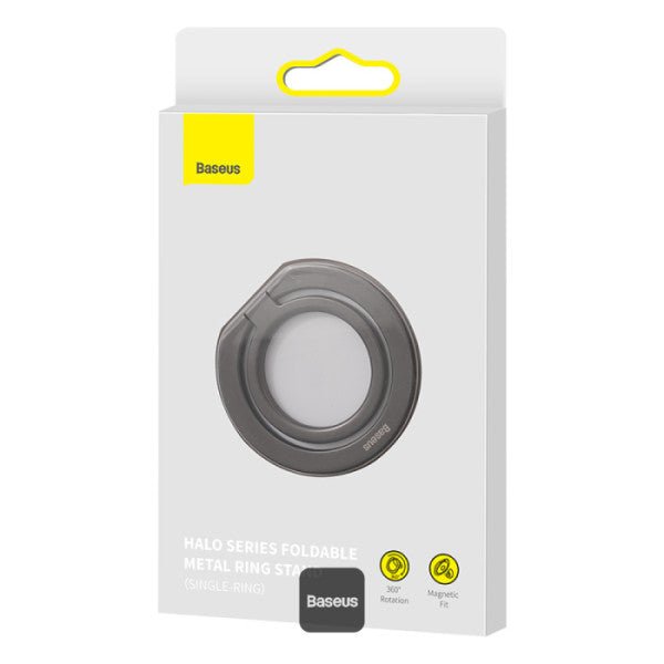 Baseus Halo Series Foldable Metal Ring Stand Single - Saif Al Najmi KwMagnetic Phone Ring GripBaseusSaif Al Najmi KwGrayBaseus Halo Series Foldable Metal Ring Stand Single - Saif Al Najmi Kw