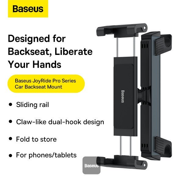 Baseus Joyride Pro Series Car Backseat Mount - Black - Saif Al Najmi KwPhone HolderBaseusSaif Al Najmi KwCAR MOUNT131802Baseus Joyride Pro Series Car Backseat Mount - Black - Saif Al Najmi Kw
