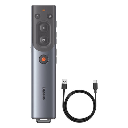 Baseus Orange Dot AI Wireless Presenter – Red Laser & Rechargeable - Saif Al Najmi KwPointer penBaseusSaif Al Najmi KwBaseus Orange Dot AI Wireless Presenter – Red Laser & Rechargeable