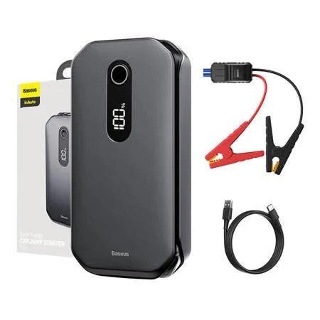 Baseus Super Energy Pro 12000mAh Car Starter & Power Bank - 1000A, USB, Black - C00245800U03 - Z1 - Saif Al Najmi KwCar Jump StarterBaseusSaif Al Najmi KwC00245800U03Baseus Super Energy Pro 12000mAh Car Starter & Power Bank - 1000A, USB, Black