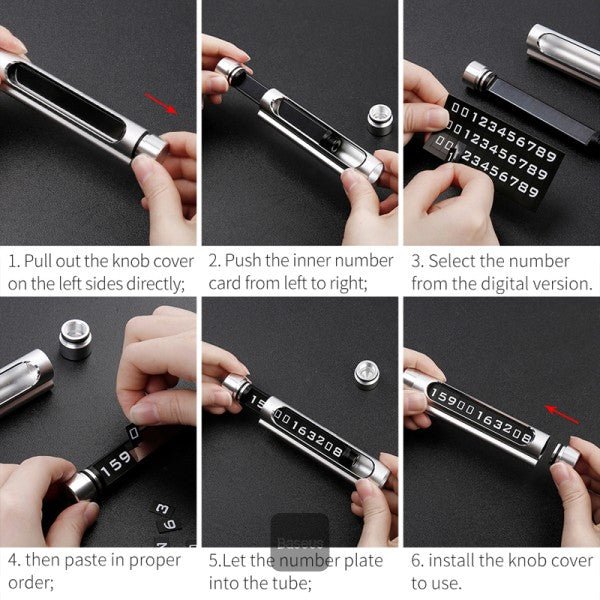 Baseus Temporary Parking Number Card Black - Saif Al Najmi KwSaif Al NajmiSaif Al Najmi KwNUMBER133256Baseus Temporary Parking Number Card Black - Saif Al Najmi Kw