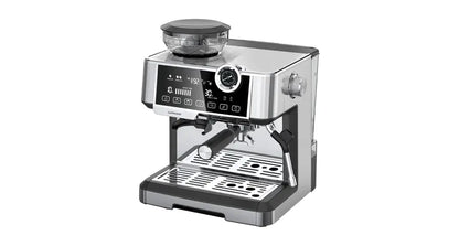 Lepresso Dual Boiler Espresso Machine with Conical Grinder & Pressure Gauge