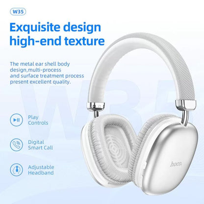 Hoco W35 Air Triumph BT headset - silver - Saif Al Najmi Kw