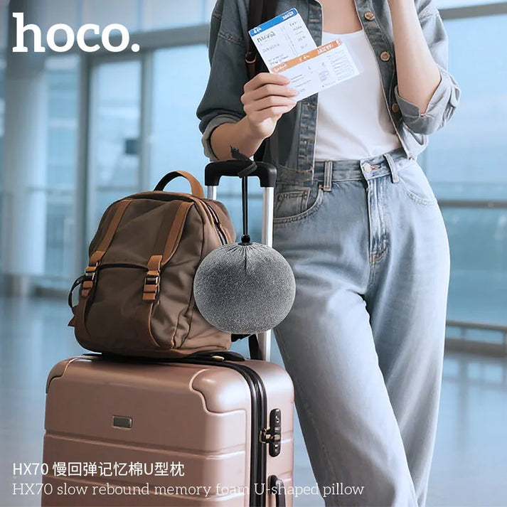 Hoco HX70 Slow Rebound Memory Foam U-Shaped Pillow