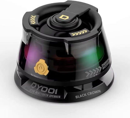 BLACK CROWN DY100 Mini Magnetic Bluetooth Speaker - RGB LED, Rechargeable, Portable - Saif Al Najmi KwWireless SpeakersSaif Al NajmiSaif Al Najmi KwBLACK CROWN DY100 Mini Magnetic Bluetooth Speaker - RGB LED, Rechargeable, Portable - Saif Al Najmi Kw