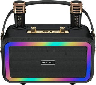 BOOMS BASS M3201+ TWS Wireless Bluetooth Dual Microphone Karaoke Family KTV Portable 3D Stereo Speaker - Saif Al Najmi KwWireless SpeakersBOOMSSaif Al Najmi KwM3201+132061BOOMS BASS M3201+ TWS Wireless Bluetooth Dual Microphone Karaoke Family KTV Portable 3D Stereo Speaker - Saif Al Najmi Kw