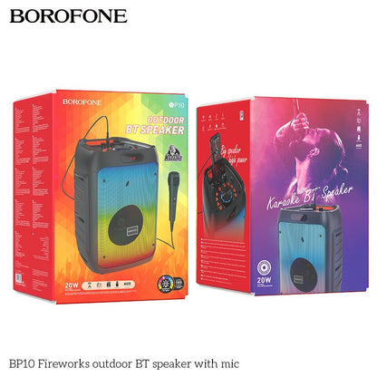Borofone BP10 Fireworks Portable Bluetooth Speaker with Microphone - Saif Al Najmi KwWireless SpeakersHocoSaif Al Najmi Kwbp10-borofoneBorofone BP10 Fireworks Portable Bluetooth Speaker with Microphone