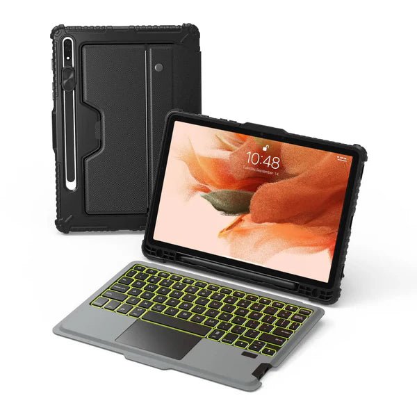 Bumper Combo Backlit Keyboard Case with Trackpad for Tab S8+ - Saif Al Najmi KwSAMSUNG TABLET COVERSaif Al Najmi KwSaif Al Najmi KwBumper Combo Backlit Keyboard Case with Trackpad for Tab S8+