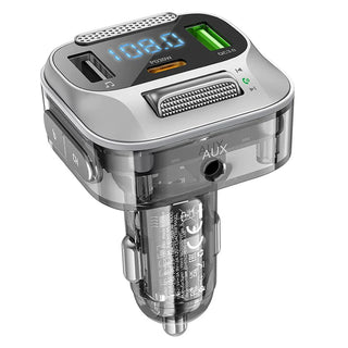 Hoco E75 30W PD USB QC3.0 Car Bluetooth MP3 FM Transmitter Charger - Saif Al Najmi Kw