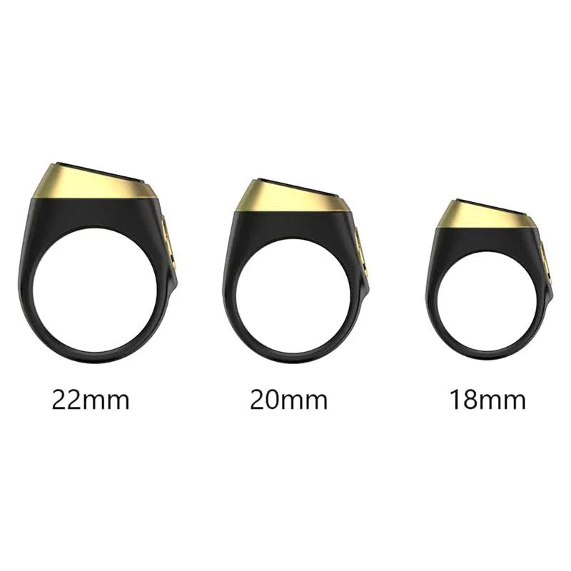 Smart Tasbih Zikr1 Lite Ring - Digital Tasbih Counter with Bluetooth and OLED Display - Saif Al Najmi Kw