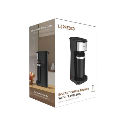 LePresso Coffee Maker with Travelling Mug 450W – Black