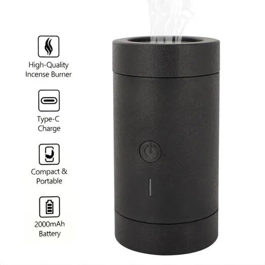 MEDKHAN BK-33 Portable Electronic Incense Burner USB Rechargeable