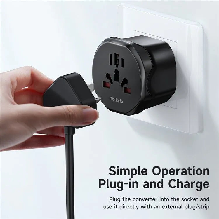 MCDODO CP-454 Universal Travel Adapter for UK - Saif Al Najmi Kw