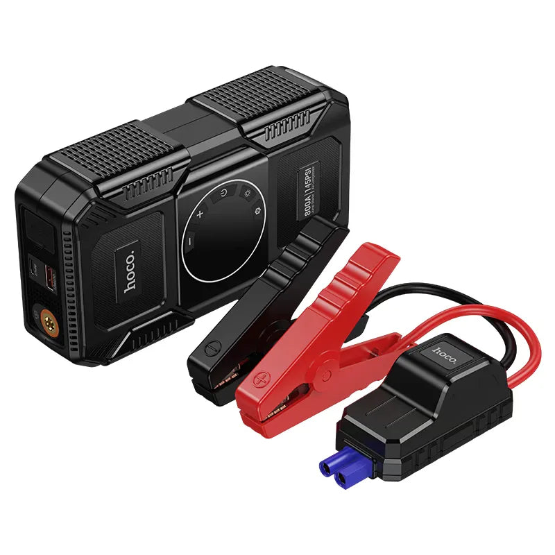 QS6 Clever 8000mAh Jump Starter Power Bank with Air Pump