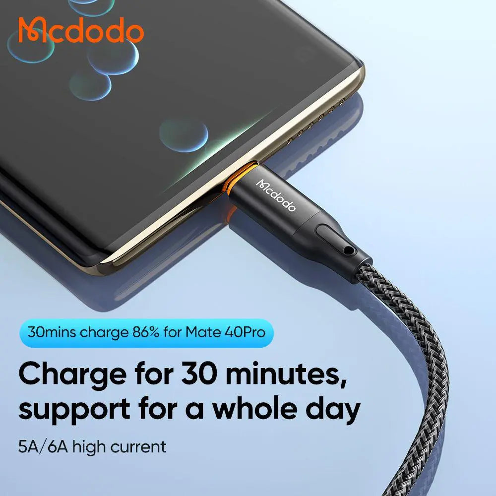 Mcdodo CA-3010 USB to Lightning 1.2m Auto Power-Off Charging Cable - Saif Al Najmi Kw