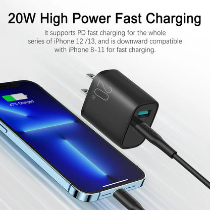L-QP2011 20W Dual-Port (QC3.0+PD) Fast Charger - Saif Al Najmi Kw