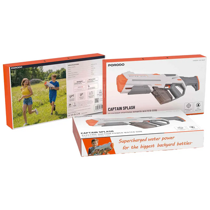Porodo Captain Splash Electric Suction Power Water Gun 350ml