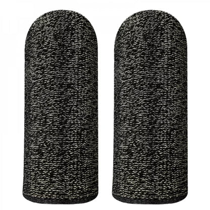 Hoco GM4 Phantom Superconducting Fiber Mobile Game Finger Cots (Silver Fiber) - Saif Al Najmi Kw
