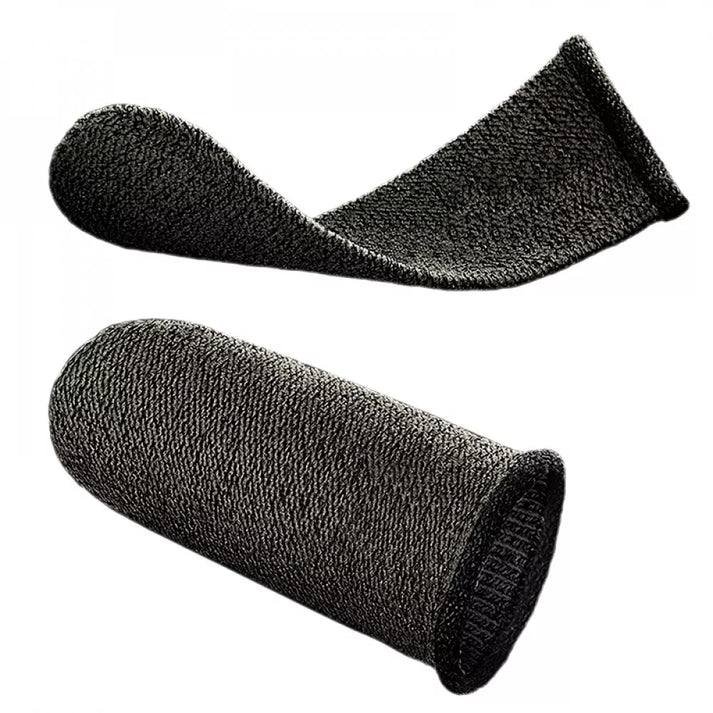 Hoco GM4 Phantom Superconducting Fiber Mobile Game Finger Cots (Silver Fiber) - Saif Al Najmi Kw