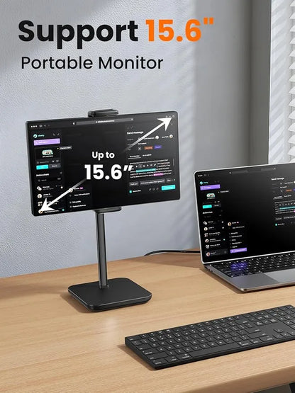 Tounee Tablet Holder Stand – Portable Monitor Stand Height Adjustable 18.11"