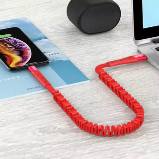 Cable USB to Lightning “U78 Cotton treasure” charging data sync - Red - Saif Al Najmi KwData CablesHocoSaif Al Najmi KwHOCO U78 RED129196Cable USB to Lightning “U78 Cotton treasure” charging data sync - Red - Saif Al Najmi Kw