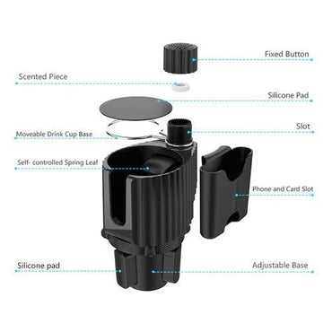 Car Cup Holder Expander with Phone Holder & Coaster - 360° Adjustable Base html Copy - Saif Al Najmi KwCup HolderSaif Al NajmiSaif Al Najmi KwCar Cup Holder Expander with Phone Holder & Coaster - 360° Adjustable Base html Copy - Saif Al Najmi Kw