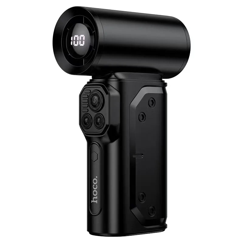 HX68 Flujo Portable Air Blower Fan — 100 Airflow Levels LED Display