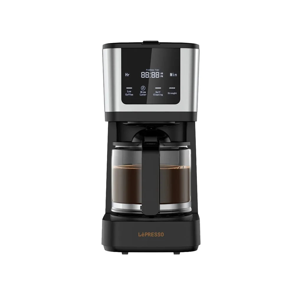LePresso Rich Brew Coffee Machine Interactive Touch Display – Black