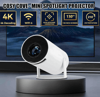Cosy Cove Cinemaster Pro Mini Smart Projector - Saif Al Najmi KwPROJECTORCoseCaseSaif Al Najmi KwCosy Cove Cinemaster Pro Mini Smart Projector