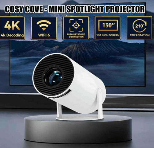 Cosy Cove Cinemaster Pro Mini Smart Projector - Saif Al Najmi KwPROJECTORCoseCaseSaif Al Najmi KwCosy Cove Cinemaster Pro Mini Smart Projector