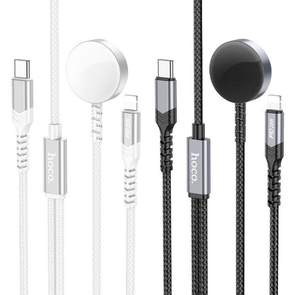 CW54 2 - in - 1 charging cable iP+iWatch - White - Saif Al Najmi KwWatch CableHocoSaif Al Najmi KwCW54 WHITE132492CW54 2 - in - 1 charging cable iP+iWatch - White - Saif Al Najmi Kw