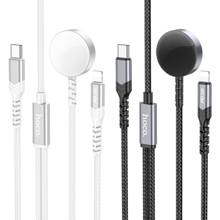 CW54 2 - in - 1 charging cable iP+iWatch - White - Saif Al Najmi KwWatch CableHocoSaif Al Najmi KwCW54 WHITE132492CW54 2 - in - 1 charging cable iP+iWatch - White - Saif Al Najmi Kw