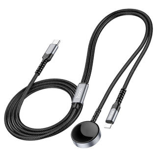 CW54 2 - in - 1 charging cable iP+iWatch - White - Saif Al Najmi KwWatch CableHocoSaif Al Najmi KwCW54 WHITE132492CW54 2 - in - 1 charging cable iP+iWatch - White - Saif Al Najmi Kw