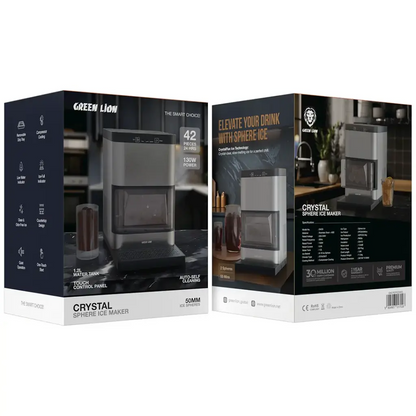 Green Lion Crystal Sphere Ice Maker – Gray