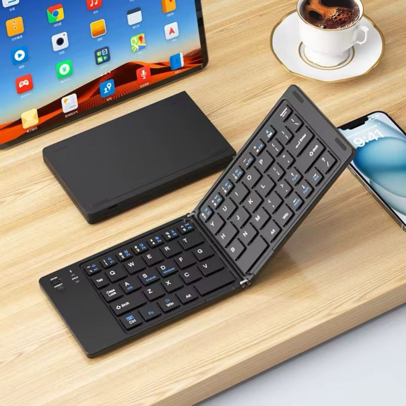 B031 Foldable Bluetooth Keyboard with arabic