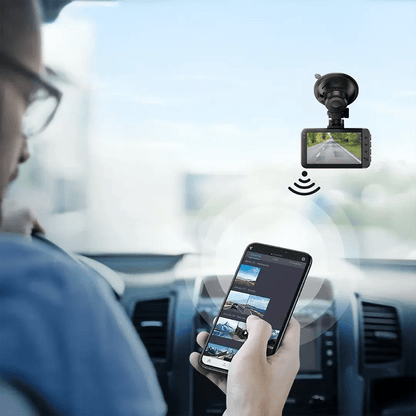 Dash Cam Pro Front & Rear Dual Camera Full HD Green Lion - Black - Saif Al Najmi KwCar Dash CameraGreen LionSaif Al Najmi KwDash Cam Pro Front & Rear Dual Camera Full HD Green Lion - Black